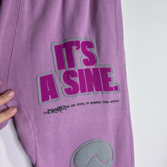 Urban Outfitters Lady Gaga Chromatica Lilac Sweatpants NWT Medium - Picture 3 of 7